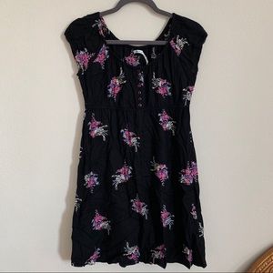 Kimchi Blue floral mini sun dress NWOT